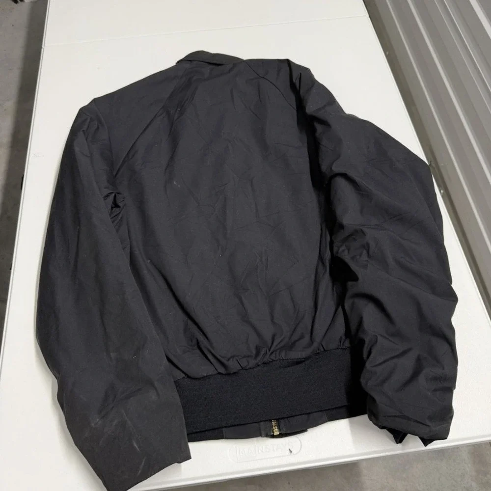 vintage US Navy Military Issue Utility Jacket Navy Blue Large SP0100-97-C-1034 - Picture 5 of 6